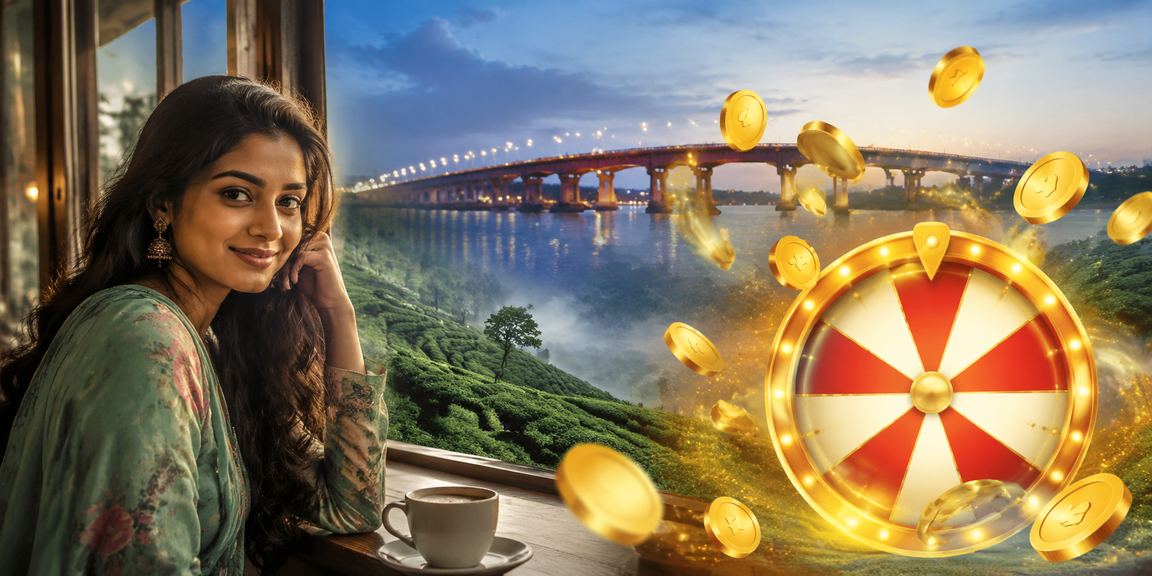 ময়মনসিংহের চা বাগানে রুলেট গেম খেলছেন একজন সদস্য যিনি বোনাস পেয়েছেন